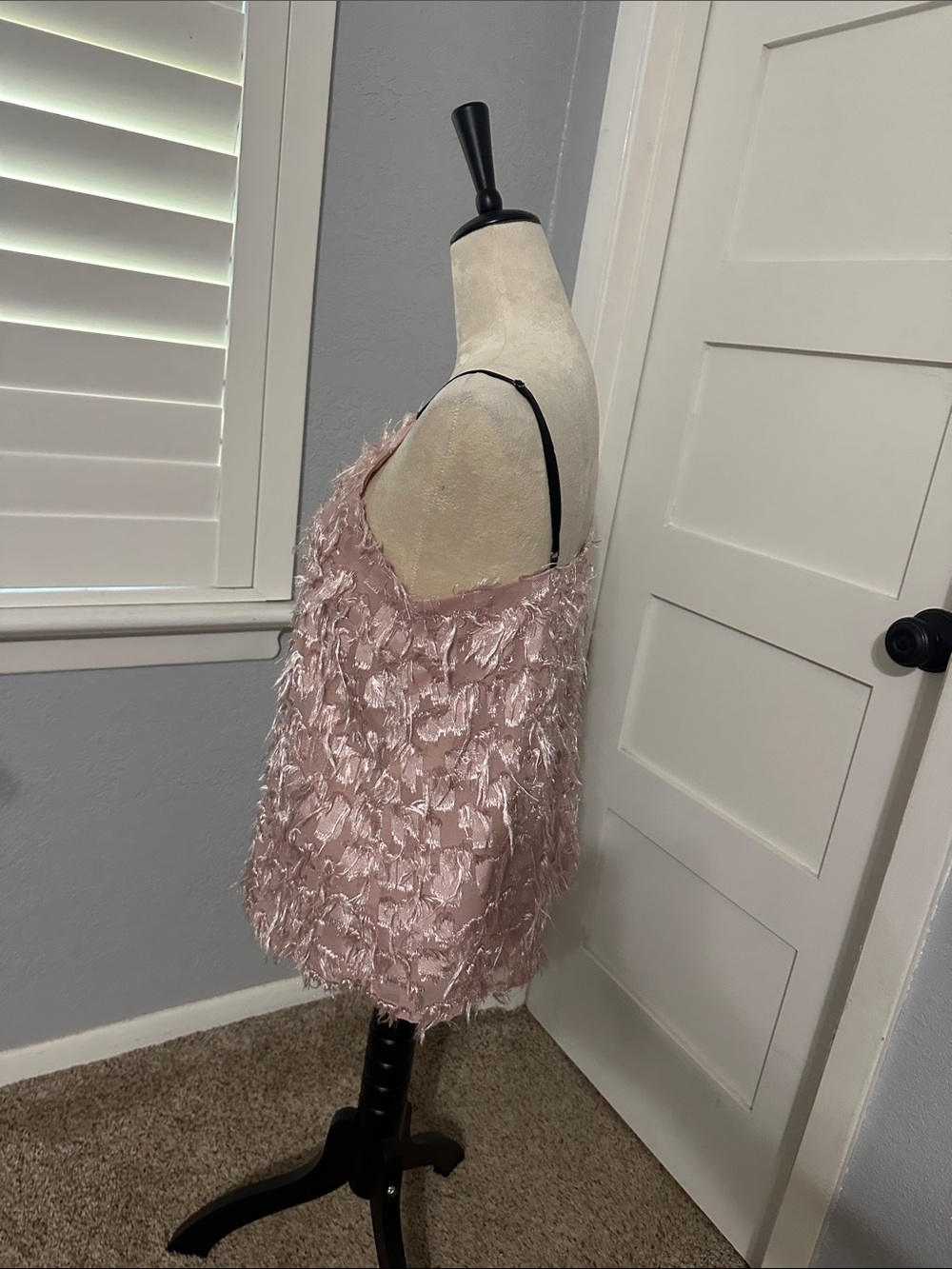 THML Blush Pink Satin Camisole - Picture 3 of 4